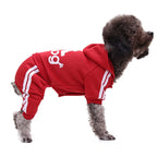 Four-Leg Fleece Dog Sweater – Warm Pet Jumpsuit with Button Closure (XS–XXL)