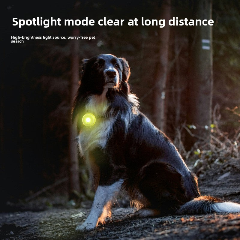 PeakPaw LED Pet Safety Light – Clip-On Night Visibility Light for Dog & Cat Collar, Harness or Leash