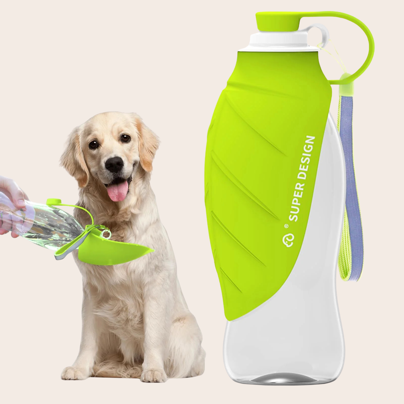PeakPaw™ Portable Outdoor Pet Water Bottle 🐾💧 (Leakproof + Travel-Ready)