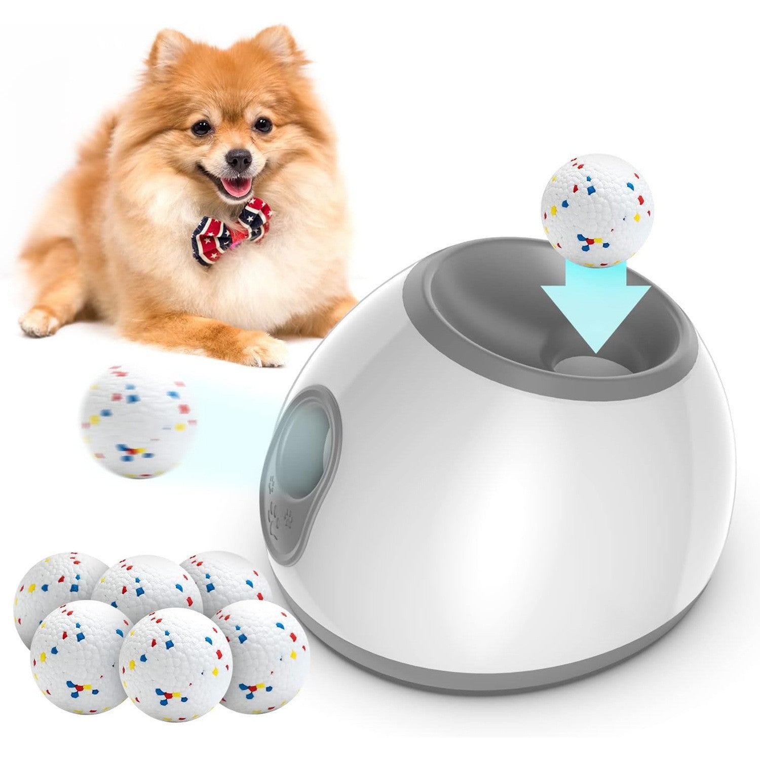 PeakPaw™ Intelligent Pet Ball Thrower 🐾🎾 (Automatic Ball Launcher)