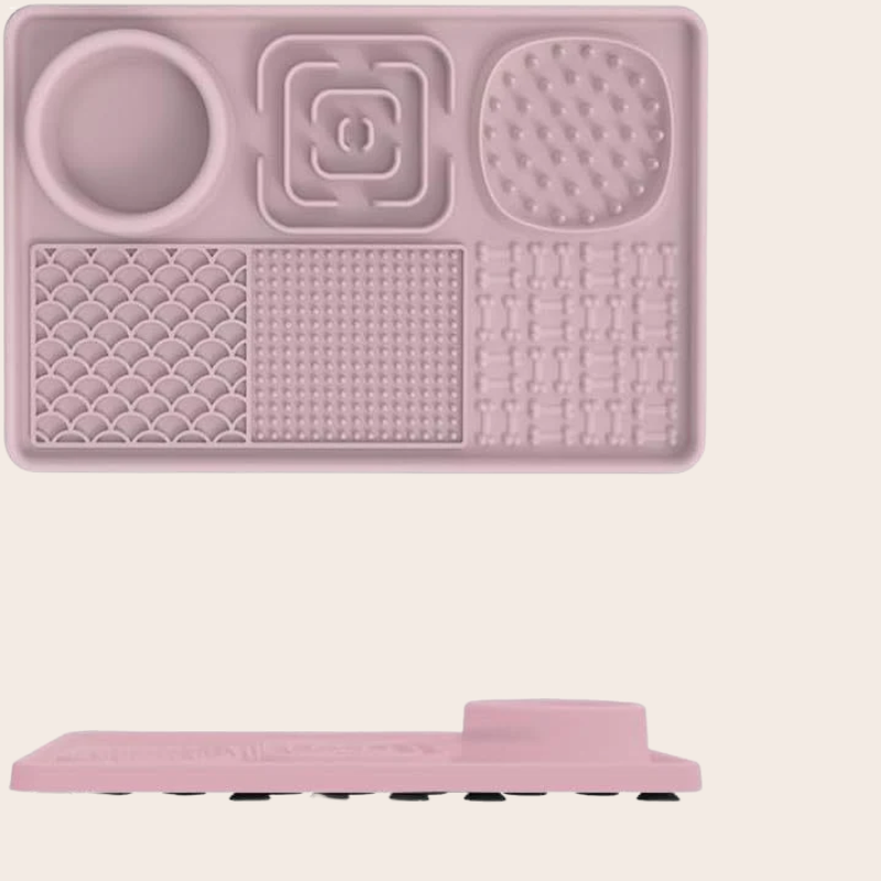 PeakPaw Slow Feeder Lick Mat for Dogs – Silicone Treat Mat with Non-Slip Suction Base