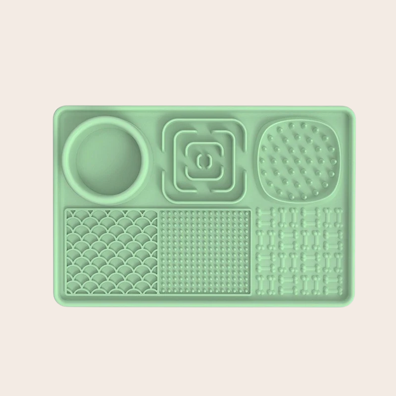 PeakPaw Slow Feeder Lick Mat for Dogs – Silicone Treat Mat with Non-Slip Suction Base